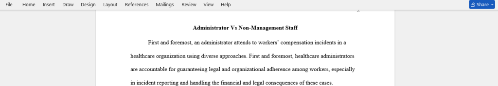 management staff