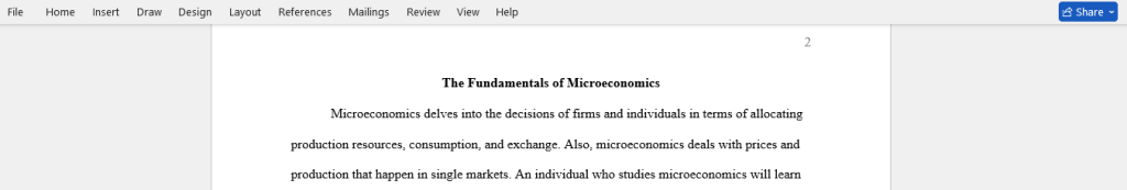 microeconomics