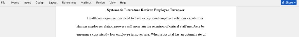 literature review
