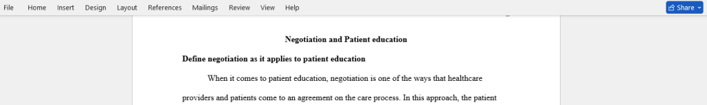 patient education