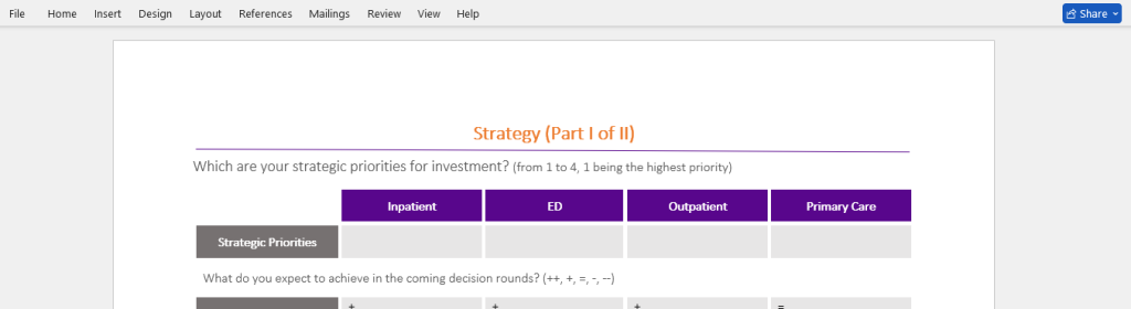 strategy