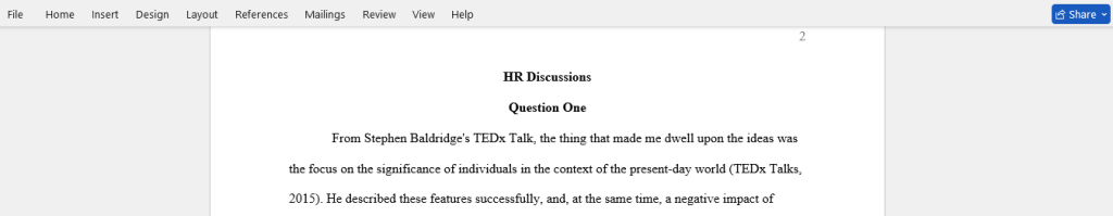 HR discussion