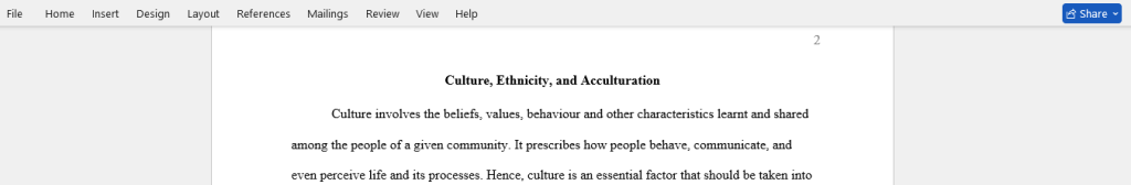 culture, ethnicity, and acculturation.