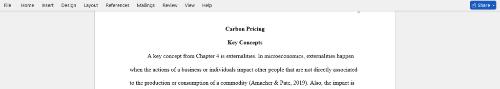 carbon pricing 