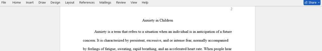anxiety
