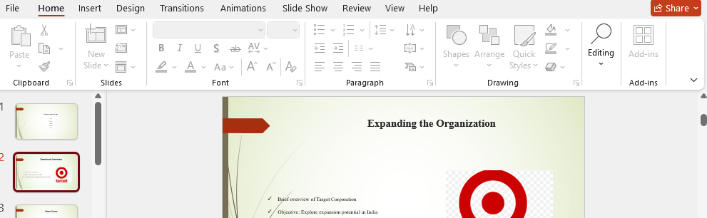 expanding the organization 