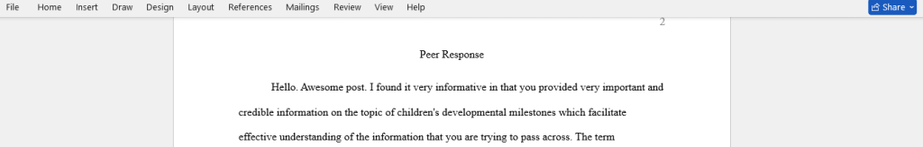 response