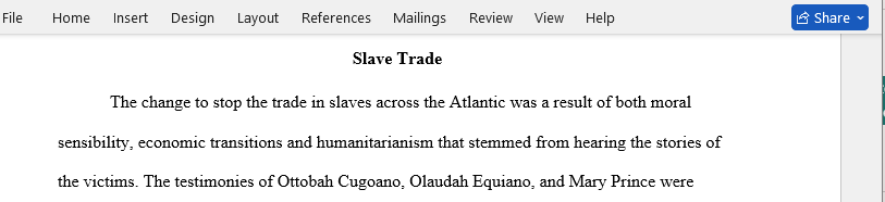 slave trade