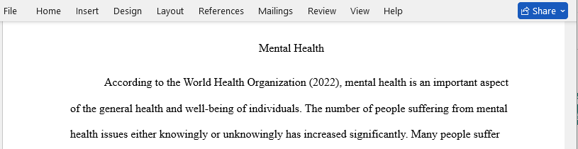 mental health