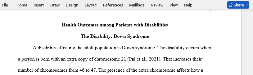 down syndrome