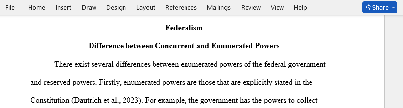 federalism
