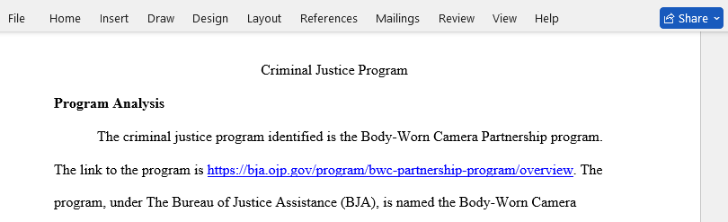 criminal justice