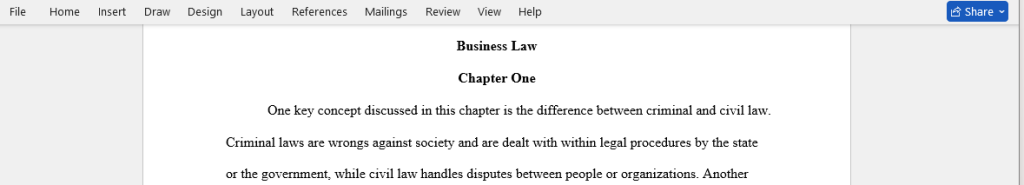 business law
