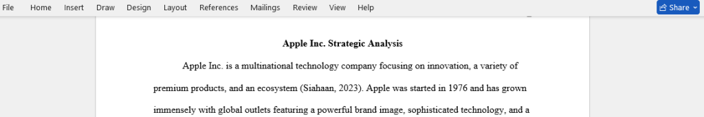 strategic analysis