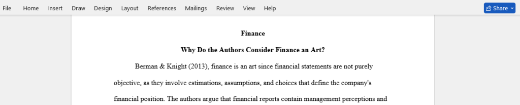 finance 