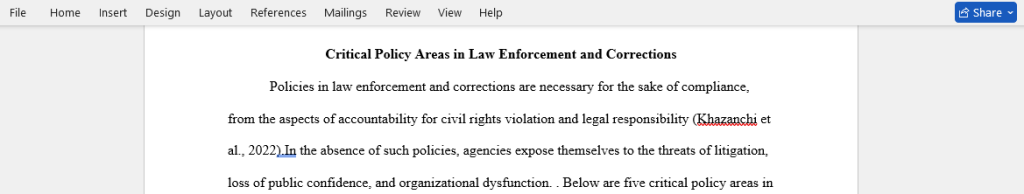 law enforcement