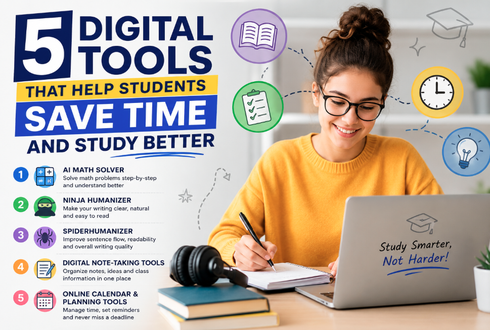 5 Digital Tools That Help Students Save Time and Study Better