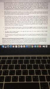 Entrepreneurial Interview
