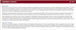 Develop a customer strategy that could be used in the selling process for a product 