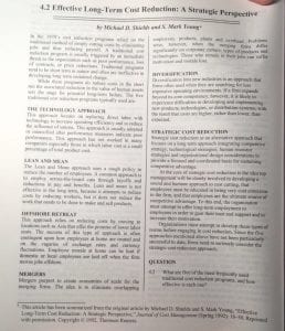 Managerial Accounting and the Business Environment