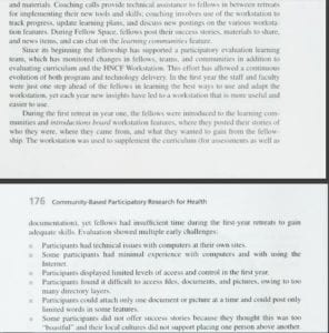 Select a case study and critique the study by applying the principles of CBPR   