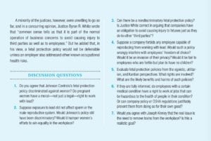 Writing Assignment 4:   Protecting the Unborn  at Work
