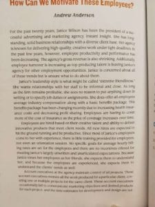 How can Janice best address both the productivity and turnover issues