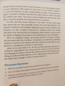How can Janice best address both the productivity and turnover issues