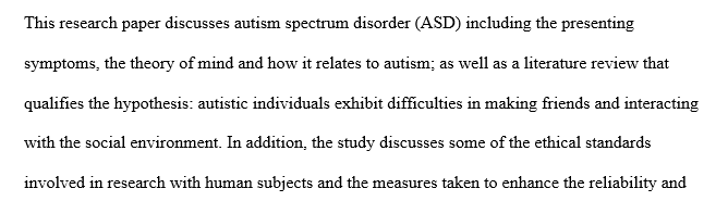 Autism