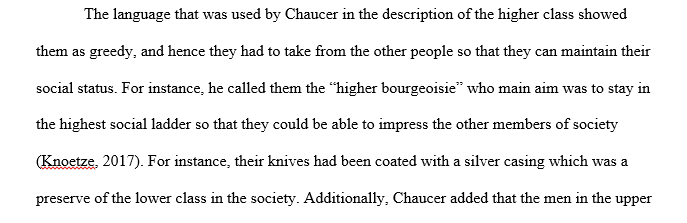 Chaucer – Reading for Lexicon