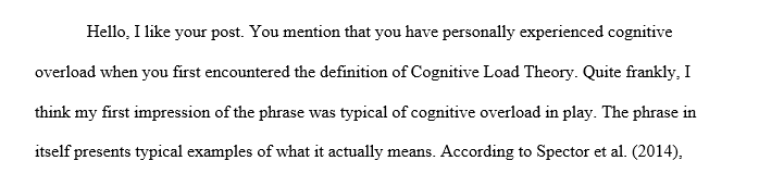 Cognitive Load Theory