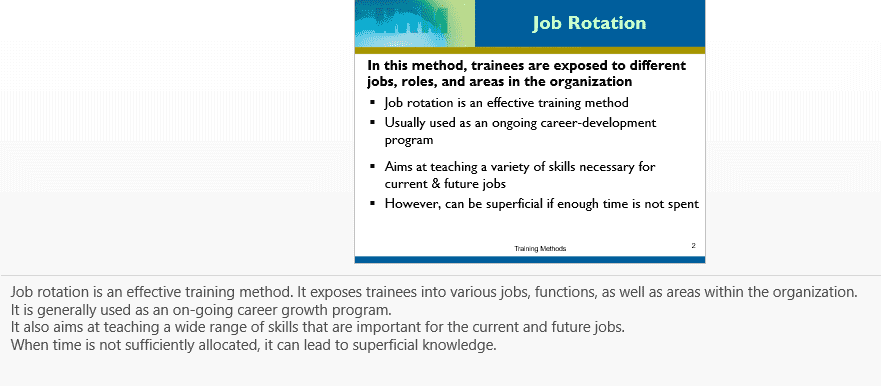 Effective form of employee training
