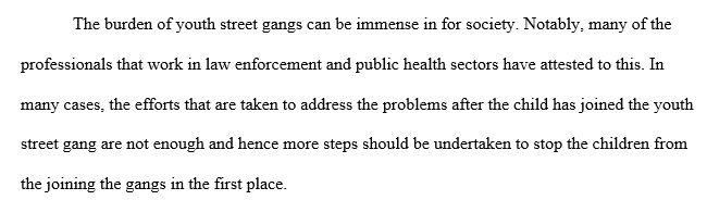 Gang Prevention