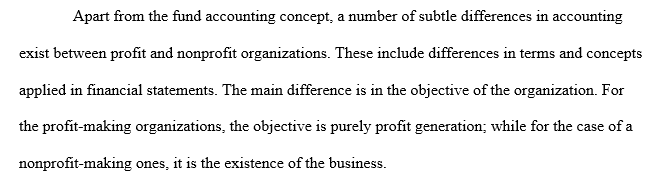 Government and Non-Profit Accounting