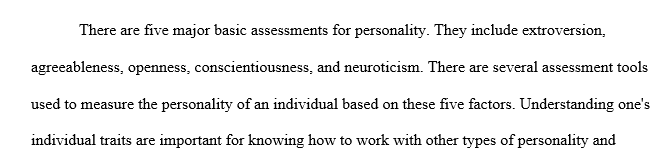 Individual Personality Traits