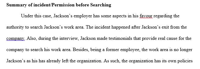 Investigative Collection of Evidence