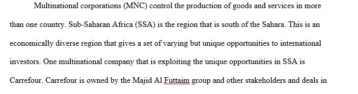 Multinational Company Project