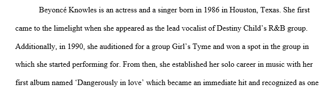 Musical Artist