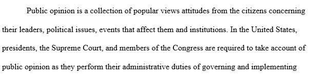 Nature of Public Opinion