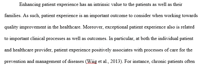 Patient Experience Article