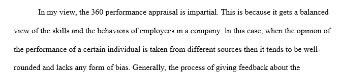 Performance appraisals at work
