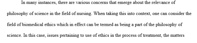 Philosophy of Nursing