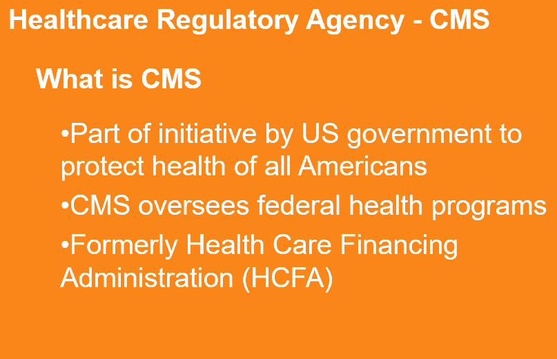 Regulatory agency healthcare emergency management standards