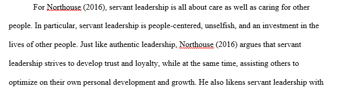Servant Leadership Questionnaire Analysis