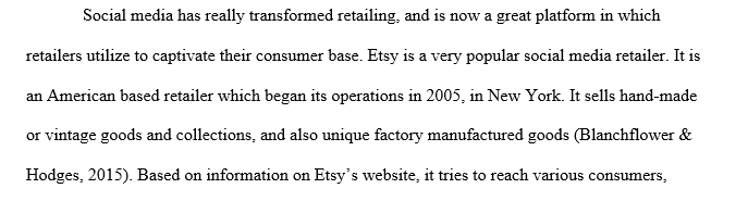 Social Media Retailing