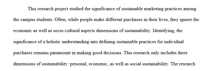 Sustainability Marketing