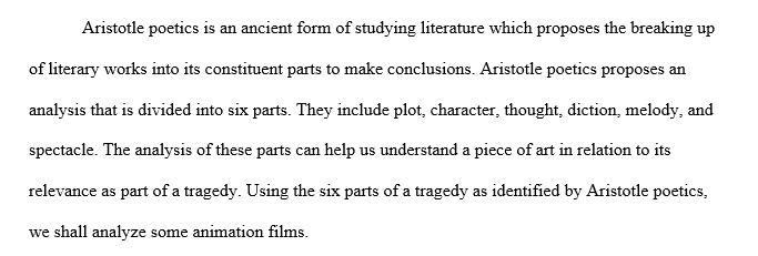 Television Genres-Aristotle's Poetics