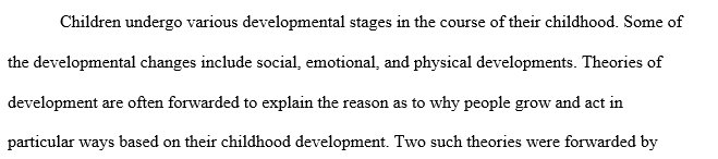 Theories of Piaget and Vygotsky