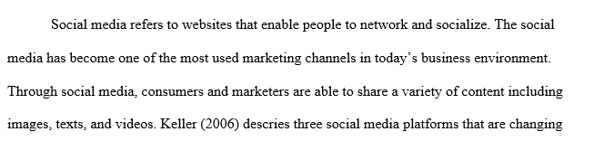 Today's marketing environment