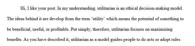Utilitarianism